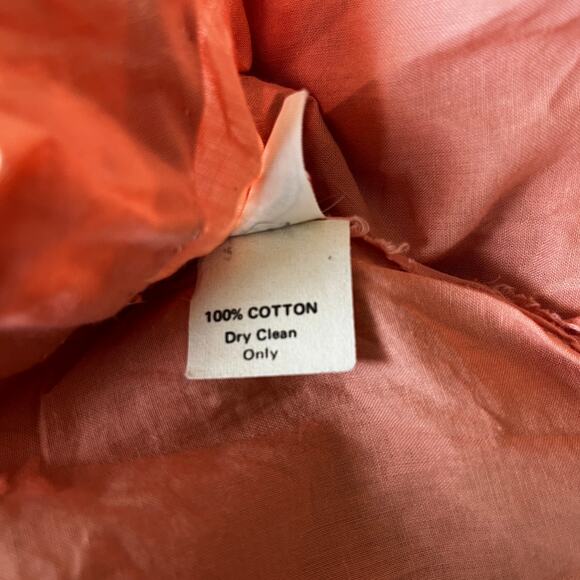 Vintage 70s Pink Cotton A-Line Day Dress Size Medium - Picture 8 of 8